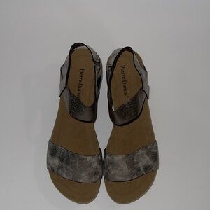 Pierre Dumas Chantal-2 Wedges - Pewter